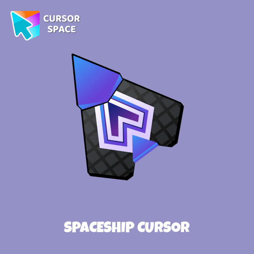 Spaceship cursor arrow cursor